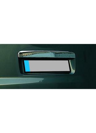 Накладка над номером volkswagen t5 (фольксваген т5), нерж. 1дв. carmos