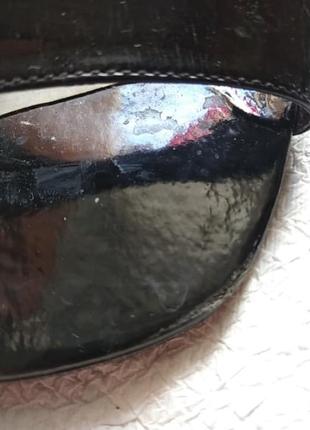 Шкіряні босоніжки .босоніжки. босоніжки шкіра босоніжки на підборах. лаковані босоніжки2 фото