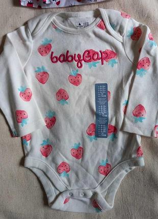 Бодик боди  клубничка gap оригинал