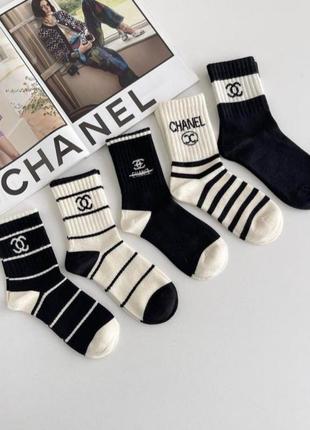 Набор 2 пары женские зимние кашемировые трендовые высокие носки chanel шанель 36-41р.