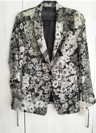 Новый пиджак zara размер s, м. цена 6901 фото