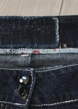 Джинсовая юбка, джинсовая мини-юбка юбка, юбка, темно синяя мини юбка тренд 20249 фото