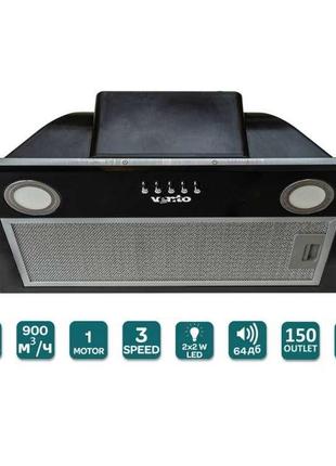 Витяжка ventolux punto 52 bk (900) pb pc