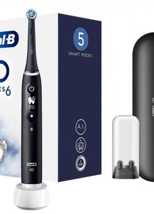 Зубна щітка braun oral-b io series 6 iom6.1b6.3dk типу 3753 black