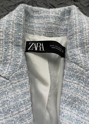 Твидовый блейзер zara4 фото