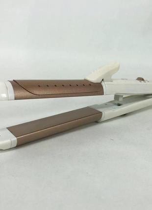 Щипцы утюжок для волос gemei gm-2961, стайлер для завивки, прибор для завивки волос, утюжок9 фото