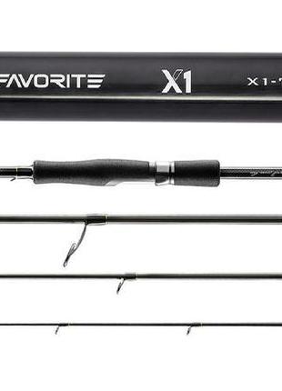 Спиннинг favorite x1 travel 704ml 2.13m 4-18g (тубус)