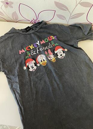 Футболка disney george zara next графит 7-12 лет