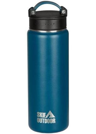 Термос skif outdoor sporty 0.53l blue (термопляшка, термочашка...