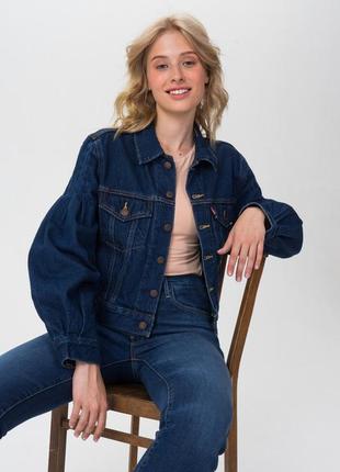 Женская джинсовая куртка2 фото