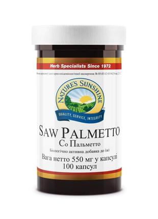 Вітаміни для чоловіків, со пальметто, saw palmetto, nature’s s...2 фото