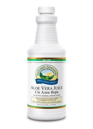 Сік алое вера, aloe vera juice, 473 мл, nature's sunshine prod...