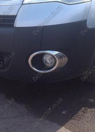 Хром накладки на протитуманки citroen berlingo 2 (ситроен берлінго) 08-12