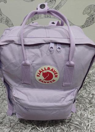 Шикарний  рюкзак городской fjallraven kanken purple классический 16 л портфель канкен светло-фиолетовый3 фото