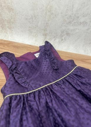 Фиолетовое платье на девочку mini club4 фото