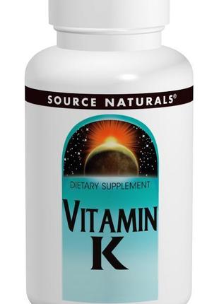 Вітамін до 500мкг, source naturals, 200 пігулок