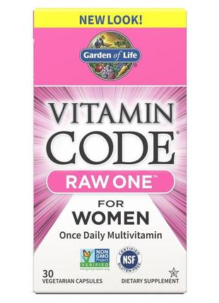 Сирі мультивітаміни для жінок, raw one for women, vitamin code...1 фото