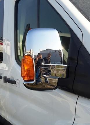 Накладка на дзеркала ford transit (форд транзит 2014+) abs, 2 шт.