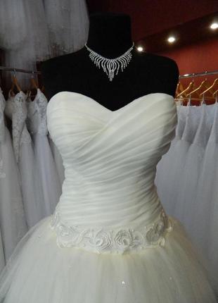 Весільна сукня айворі3 фото