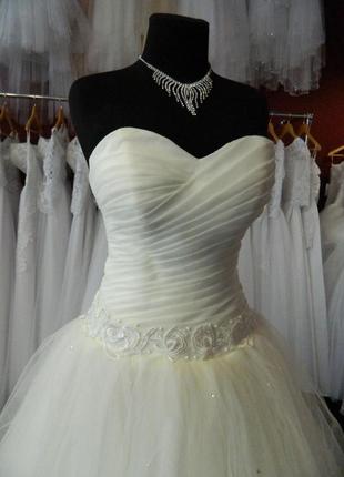 Весільна сукня айворі4 фото