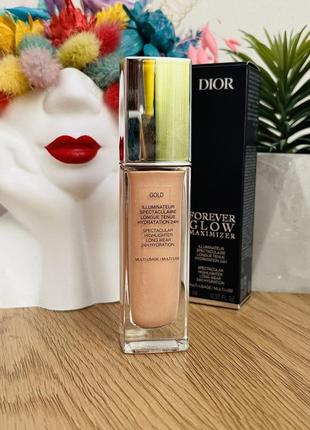 Оригинальный dior forever glow maximizer highlighter жидкий хайлайтер для лица gold2 фото