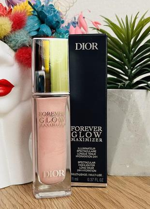 Оригинальный dior forever glow maximizer highlighter жидкий хайлайтер для лица pink