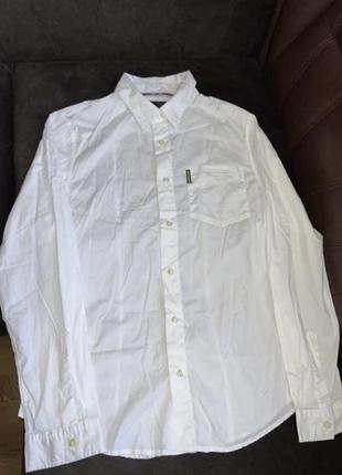 Рубашка armani jeans оригинальная белая1 фото