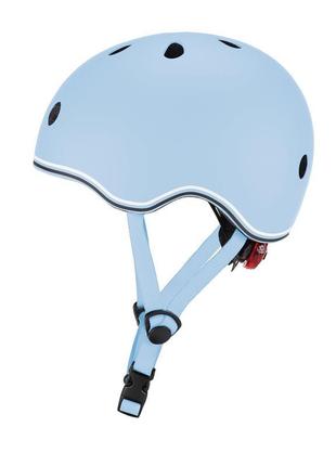 Защитный шлем детский globber evo light, пастельный синий, с ф...3 фото