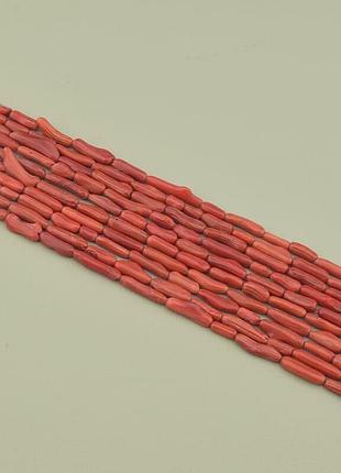 Нитка коралл 38 см. (без замка)