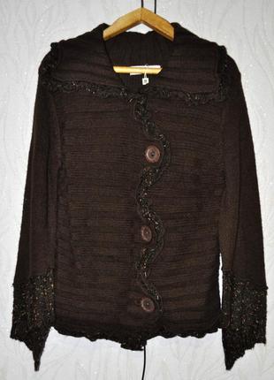 Шерстяная мягкая кофта