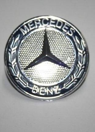 Емблема/значок мерседес на капот mercedes vito w638 (віто638) пластик