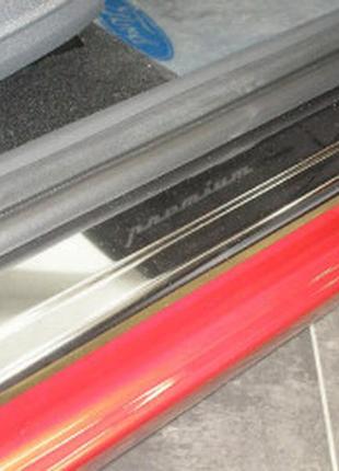 Накладки на пороги ford focus 2 (форд фокус)
