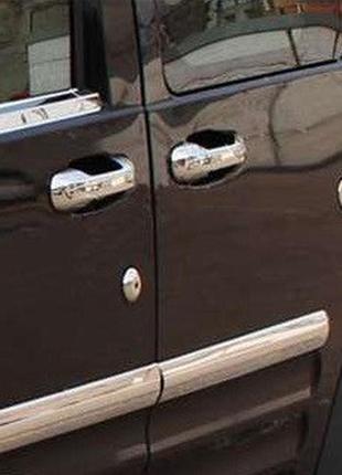 Накладки на ручки ford connect (форд конект), неірж. 4 шт carmos