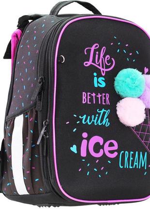 Ранець schoolcase mini "ice cream", 2 відд., 35*27*16см, pl, а...