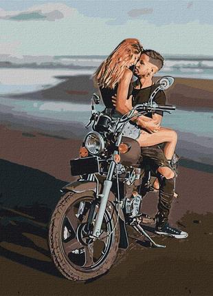 Картина по номерам "любовь на берегу" идейка kho4832 40х50 см