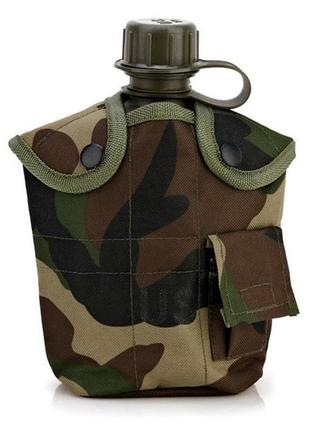 Армейська фляга в чохлі з казаном5 фото