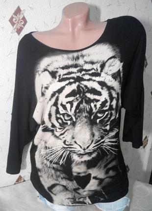 Блуза свитер джемпер  реглан из вискозы