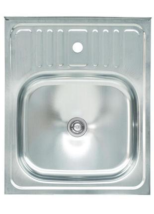 Мийка кухонна з нержавіючої сталі platinum 5060 (0,4/120 мм)
