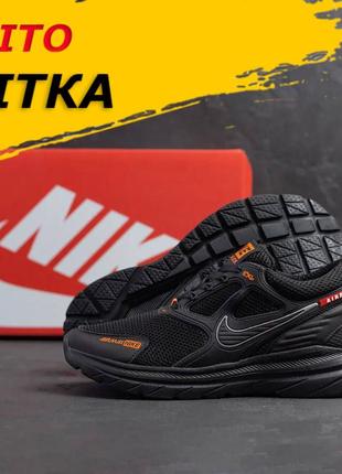 Дышащие кроссовки nike, кроссовки мужские летние сетка *4-n черн сетка*1 фото