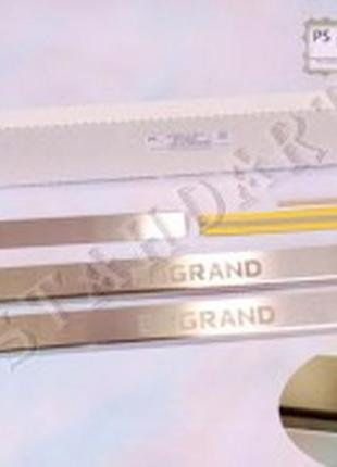 Накладки на пороги geely emgrand 7 (джилі емгранд) натаніко standart, неірж.