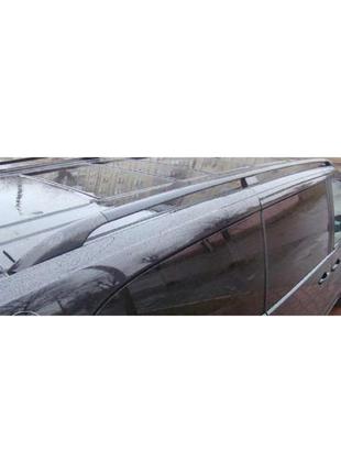 Рейлинги рено трафик (renault trafic) цвет черный, крепление abs