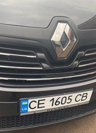 Накладка на решетку рено трафик 2015+... (trafic), нерж. 5шт
