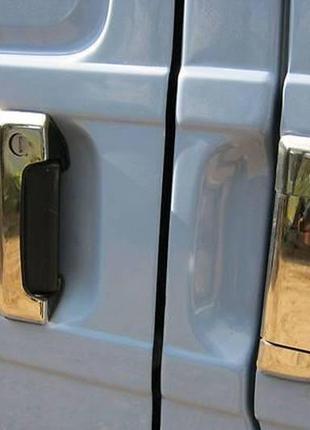 Накладки на ручки volkswagen t4 (фольксваген т4), нерж. 7 шт carmos