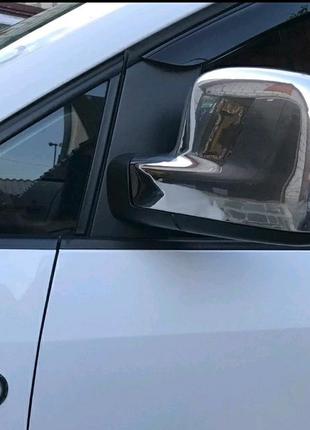 Накладки на дзеркала volkswagen caddy (фольксваген кадді), пластик. carmos