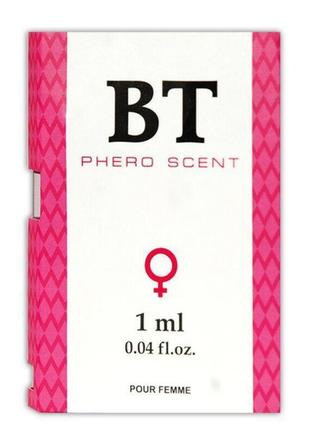 Парфуми з феромонами для жінок bt phero scent, пробник 1 мл, a...