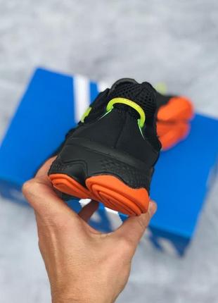 Кросівки 🔴 adidas ozweego black green orange4 фото