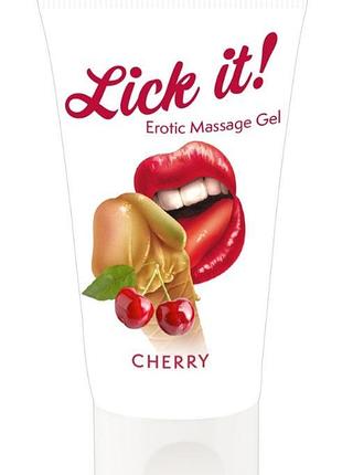 Оральне мастило lick it! cherry 50 мл (веганська)