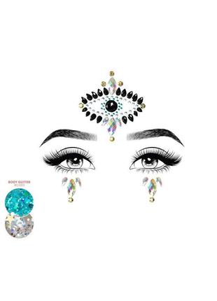 Наклейки для вишуканого leg avenue divinity face jewels sticke...