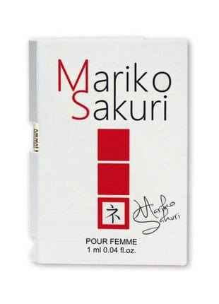 Духи з феромонами для жінок mariko sakuri, пробник 1 мл, auror...