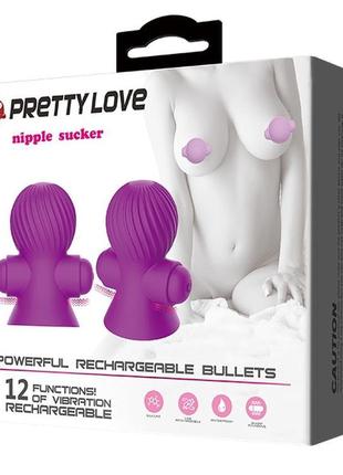 Вібростимулятори для сосків pretty love-nipple sucker, bi - 01...